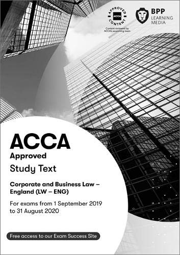 9781509724031: ACCA Corporate and Business Law (English): Study Text