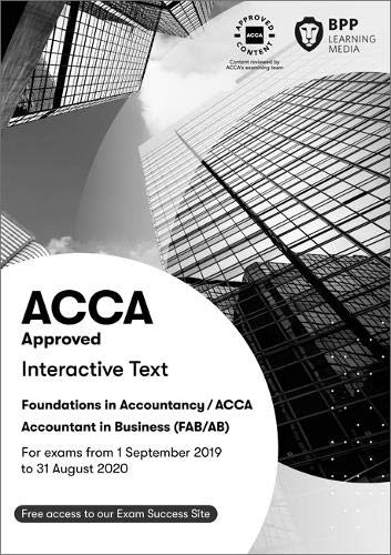Stock image for FIA Foundations of Accountant in Business FAB (ACCA F1): Interactive Text for sale by SecondSale