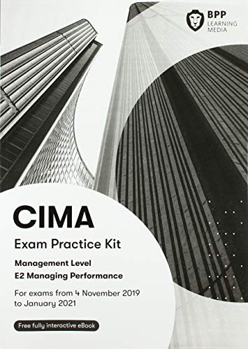 Imagen de archivo de CIMA E2 Managing Performance: Exam Practice Kit a la venta por WorldofBooks