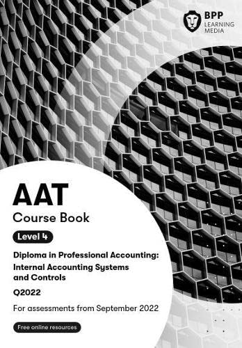 9781509743933: AAT Internal Accounting Systems and Controls: Course Book