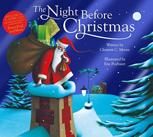 Stock image for The Night Before Christmas (Book & CD) for sale by AwesomeBooks