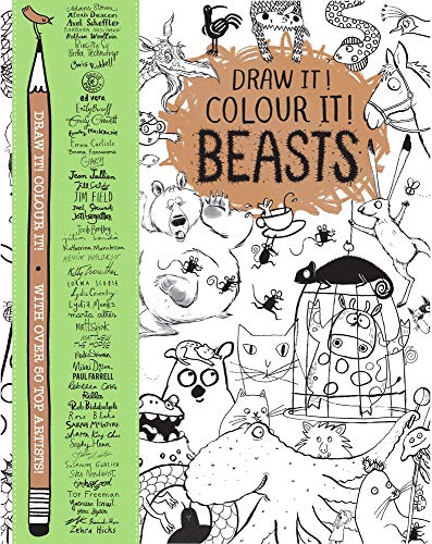 Imagen de archivo de Draw it! Colour it! Beasts: With over 50 top artists (Macmillan Classic Colouring Books) a la venta por WorldofBooks
