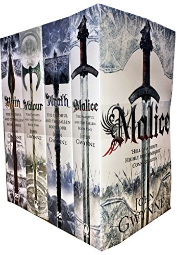 Imagen de archivo de The Faithful and the Fallen 4 Books Collection Set By John Gwynne (Malice, Valour, Ruin Wrath) a la venta por Omega
