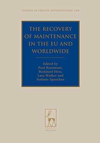 Beispielbild fr The Recovery of Maintenance in the EU and Worldwide zum Verkauf von Ria Christie Collections
