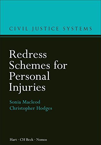 Stock image for Redress Schemes for Personal Injuries (Civil Justice Systems) for sale by Chiron Media