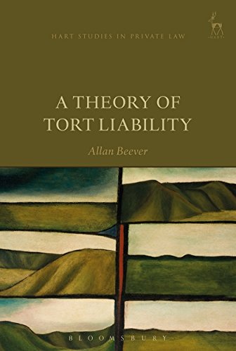 Stock image for A Theory of Tort Liability for sale by PBShop.store US