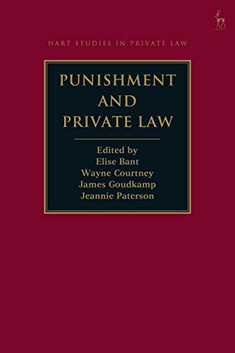 Stock image for Punishment and Private Law (Hart Studies in Private Law) for sale by GF Books, Inc.