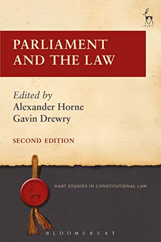 Stock image for Parliament and the Law Hart Studies in Constitutional Law for sale by PBShop.store US