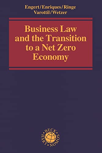 Stock image for Business Law and the Transition to a Net Zero Economy for sale by Revaluation Books