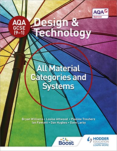 Beispielbild fr AQA GCSE (9-1) Design and Technology. All Material Categories and Systems zum Verkauf von Blackwell's