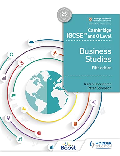 Stock image for Cambridge IGCSE and O Level Business Studies 5th edition (Cambridge Igcse and O Level) for sale by Brit Books