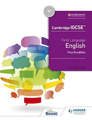 Imagen de archivo de Cambridge Igcse First Language English 4th Edition: Hodder Education Group a la venta por ThriftBooks-Dallas
