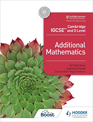 Beispielbild fr Cambridge IGCSE and O Level Additional Mathematics zum Verkauf von Blackwell's