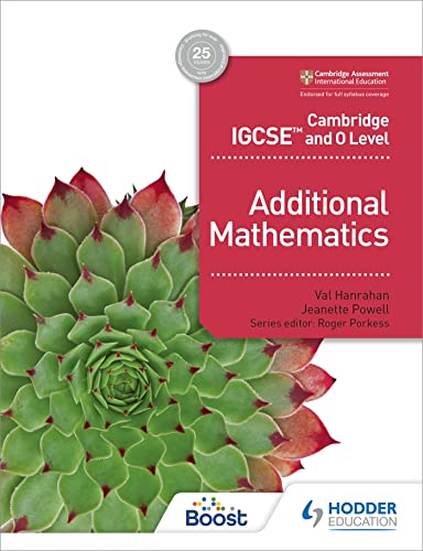 Stock image for Cambridge IGCSE and O Level Additional Mathematics for sale by GoldenWavesOfBooks