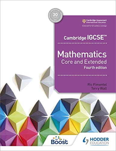 Imagen de archivo de Cambridge IGCSE Mathematics Core and Extended 4th edition a la venta por medimops
