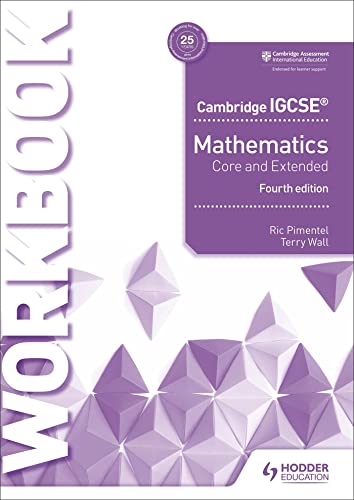 Imagen de archivo de Cambridge IGCSE Mathematics Core and Extended Workbook a la venta por medimops