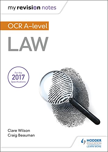 Stock image for My Revision Notes: OCR A Level Law for sale by WorldofBooks