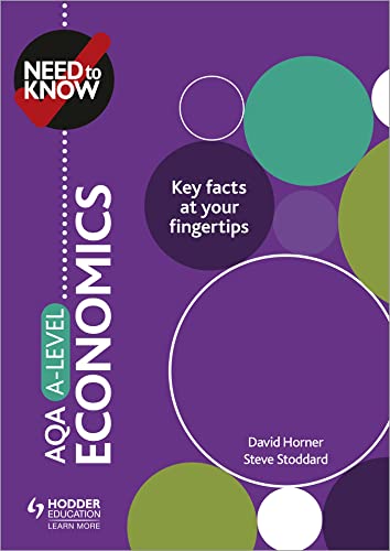 9781510428492: Need to Know: AQA A-level Economics