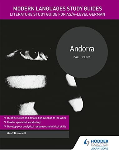 Stock image for Modern Languages Study Guides: Andorra: Literature Study Guide for AS/A-level German for sale by WorldofBooks