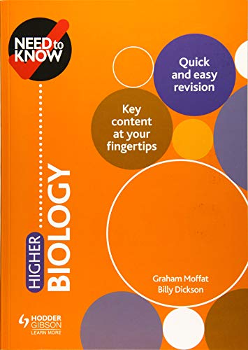 Beispielbild fr Need to Know: Higher Biology zum Verkauf von AwesomeBooks