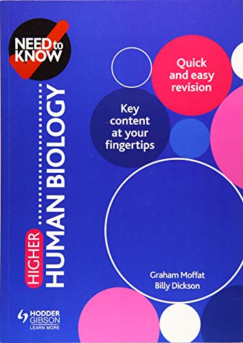 Beispielbild fr Need to Know: Higher Human Biology zum Verkauf von WorldofBooks