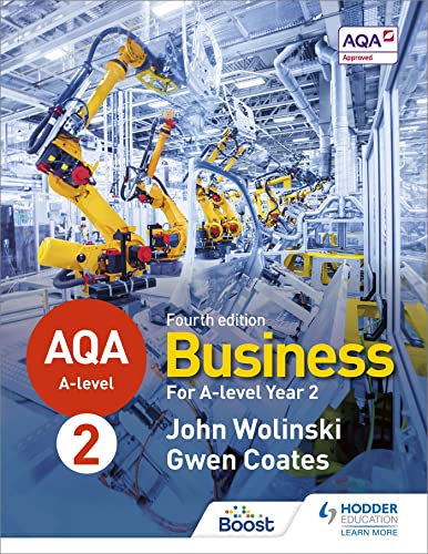 Beispielbild fr AQA A-level Business Year 2 Fourth Edition (Wolinski and Coates) zum Verkauf von WorldofBooks