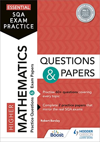 Beispielbild fr Essential SQA Exam Practice: Higher Mathematics Questions and Papers: From the publisher of How to Pass zum Verkauf von WorldofBooks