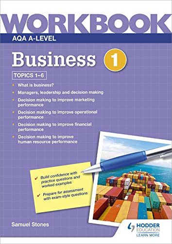 Beispielbild fr AQA A-Level Business Workbook 1 zum Verkauf von THE SAINT BOOKSTORE