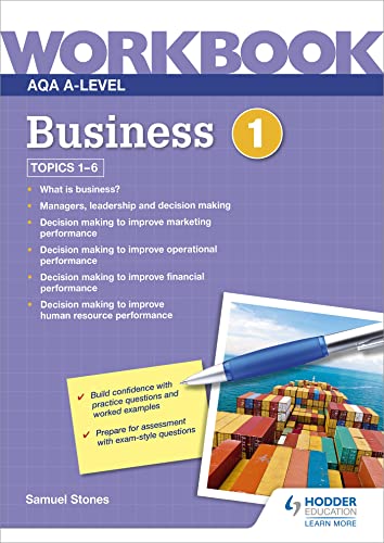 Stock image for AQA A-Level Business Workbook 1 for sale by THE SAINT BOOKSTORE