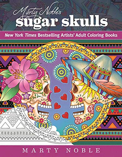 Beispielbild fr Marty Noble's Sugar Skulls: New York Times Bestselling Artists? Adult Coloring Books zum Verkauf von Buchpark