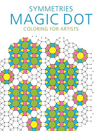 Imagen de archivo de Symmetries: Magic Dot Coloring for Artists (Magic Dot Adult Coloring Series) a la venta por Book Outpost