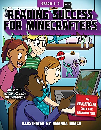 Beispielbild fr Reading Success for Minecrafters: Grades 3-4 (Reading for Minecrafters) zum Verkauf von WorldofBooks