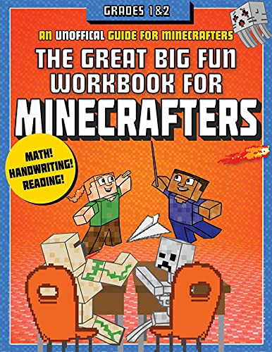 Beispielbild fr The Great Big Fun Workbook for Minecrafters: Grades 1 &amp; 2 zum Verkauf von Blackwell's