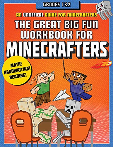 Stock image for The Great Big Fun Workbook for Minecrafters: Grades 1 & 2: An Unofficial Workbook for sale by -OnTimeBooks-