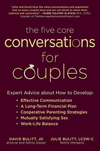 Beispielbild fr The Five Core Conversations for Couples : Expert Advice about How to Develop Effective Communication, a Long-Term Financial Plan, Cooperative Parenting Strategies, Mutually Satisfying Sex, and Work-Life Balance zum Verkauf von Better World Books