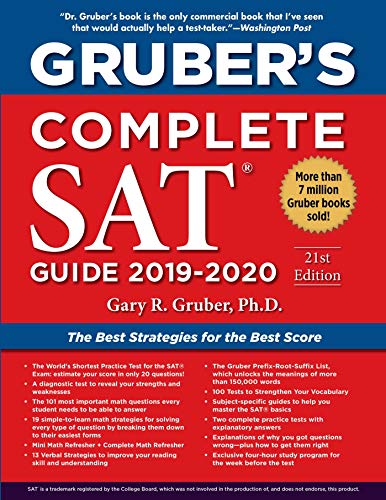 Beispielbild fr Gruber's Complete SAT Guide 2019-2020 zum Verkauf von Better World Books