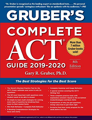 Imagen de archivo de Gruber's Complete ACT Guide 2019-2020 a la venta por ThriftBooks-Atlanta