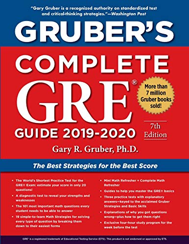 Stock image for Gruber's Complete GRE Guide 2019-2020 for sale by Better World Books