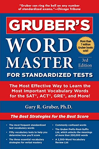 9781510754249: Gruber's Word Master for Standardized Tests: The Most Effective Way to Learn the Most Important Vocabulary Words for the SAT, ACT, GRE, and More!