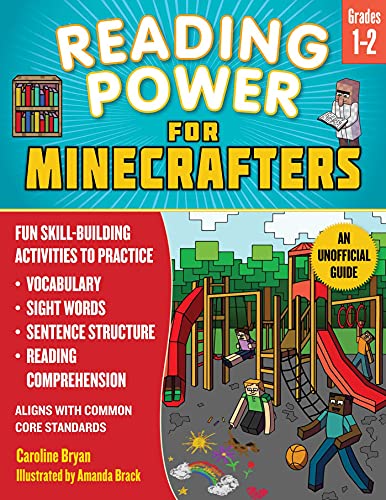 9781510766235: Reading Power for Minecrafters: Grades 1-2: Fun Skill-Building Activities to Practice Vocabulary, Sight Words, Sentence Structure, and More!