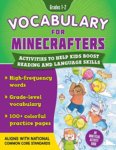 Beispielbild fr Vocabulary for Minecrafters: Grades 1-2: Activities to Help Kids Boost Reading and Language Skills!--An Unofficial Activity Book (High-Frequency Words zum Verkauf von Buchpark