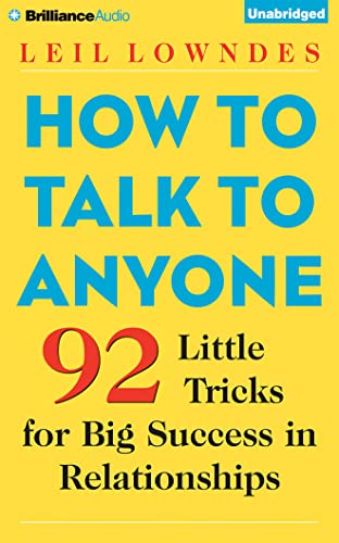 9781511305143: How to Talk to Anyone: 92 Little Tricks for Big Success in Relationships