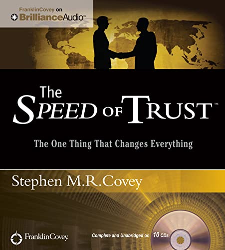 Imagen de archivo de The Speed of Trust: The One Thing That Changes Everything a la venta por HPB-Diamond