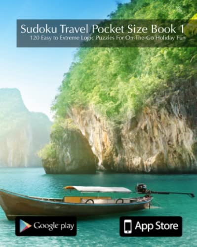 9781511538299: Sudoku Travel Pocket Size Book 1 - 120 Easy to Extreme Logic Puzzles For On-The-Go Holiday Fun