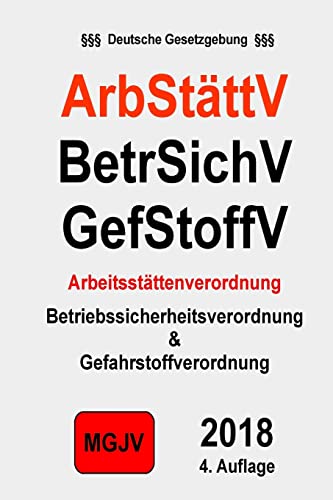 Beispielbild fr ArbStattV: Arbeitsstattenverordnung zum Verkauf von THE SAINT BOOKSTORE