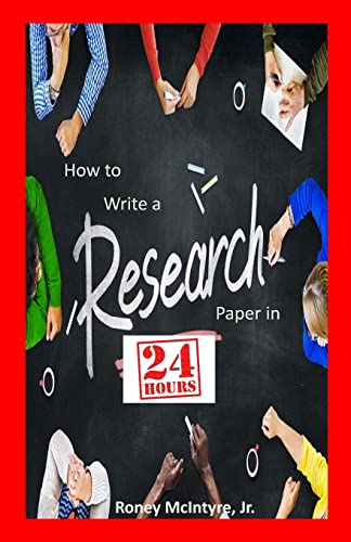Beispielbild fr How to Write a Research Paper in 24 Hours zum Verkauf von THE SAINT BOOKSTORE