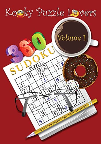 Beispielbild fr Sudoku Puzzle Book, Volume 1: 360 Puzzles with 4 difficulty levels (very easy to hard) zum Verkauf von California Books