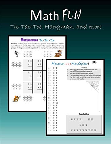 Beispielbild fr Math FUN: Tic-Tac-Toe, Hangman and more zum Verkauf von Revaluation Books