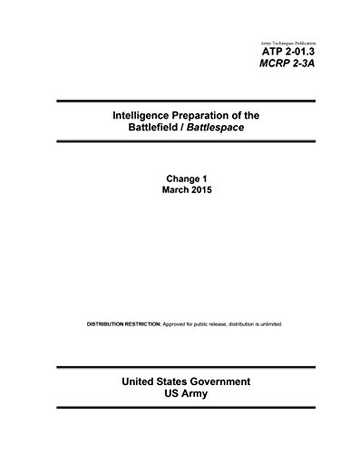 9781511687959: Army Techniques Publication ATP 2-01.3 MCRP 2-3A Intelligence Preparation of the Battlefield / Battlespace Change 1 March 2015