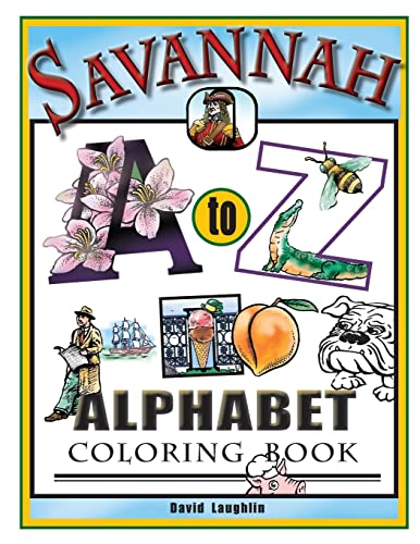 9781511906395: Savannah Alphabet Coloring Book: Savannah A to Z